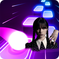 Wednesday Addams : Tiles Hop