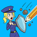 Draw Happy Police: Save all