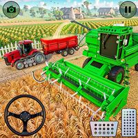 Big Farming Tractor Game 3D