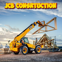 JCB Construction Excavator 3D