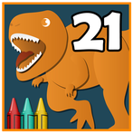 Coloring Book 21: More Dinos