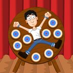 Dart Throwing on Wheel