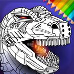 Dino Robots Coloring for Boys