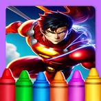 SuperHero Coloring & Drawing