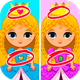 Spot 5 Differences Girls Games