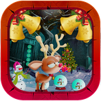 Calf Reindeer Escape