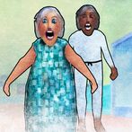 Scary Granny Princess horror