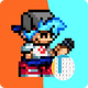 FNF Sans Pixel Art Coloring