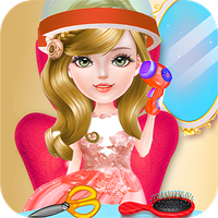 Girls hairdresser salon
