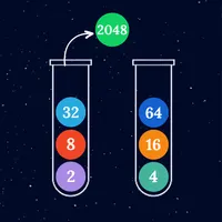 Ball Sort 2048 : Merge Numbers