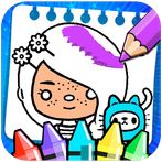 Toca Boca Mod Coloring Book