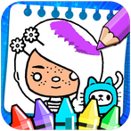 Toca Boca Mod Coloring Book