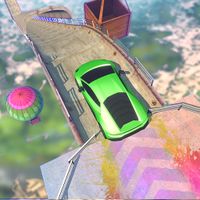 Car stunts mega ramp