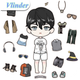 Vlinder Boy: Dress up games