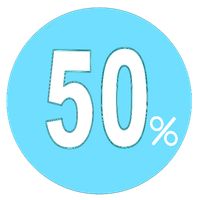 50%