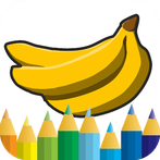 Banana coloring book