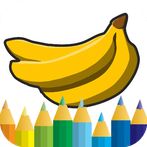 Banana coloring book