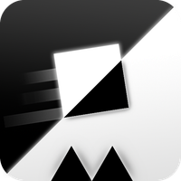 Geometry Black White Dash