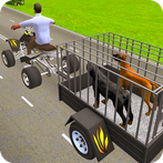 Pet Dog ATV Cargo Transport 3D