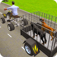 Pet Dog ATV Cargo Transport 3D