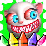 Talking Maria coloring book