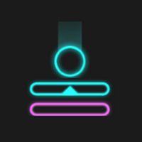 Neon Descent - ball bounce gam