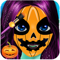 Cute Girl Halloween Makeup Art