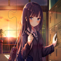 School Character Anime Puzzle