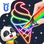 Baby Panda's Glow Doodle Game