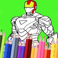 Superhero Coloring Book