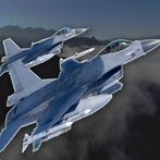 Aircraft Bomber Fighter F16
