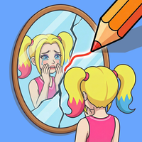 Draw Happy Queen : Puzzle Game