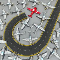 Plane Parking Jam - Car Park