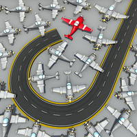 Plane Parking Jam - Car Park