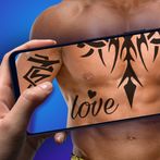 Tattoo sketch simulator