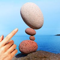 ASMR Rocks: Stack Balance Game