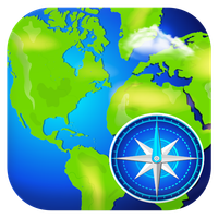 Geo Quiz: World Geography, Map