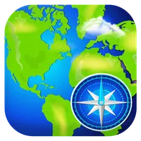 Geo Quiz: World Geography, Map