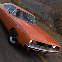 Retro Dodge Car Simulator