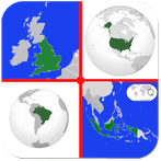 world map quiz - guess country