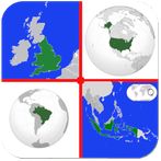 world map quiz - guess country
