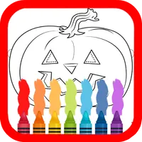 Cute Halloween Colouring Book