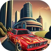 City Rooftop Stunt Car