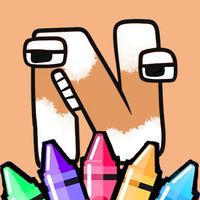 Alphabetse coloring page game
