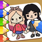 Toca Wednesday Boca Coloring