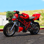 Fame Motorbike Driving in City