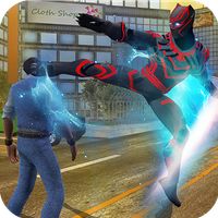 Superhero panther Robot kungfu