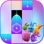 Sunny Piano Bunnies Tiles