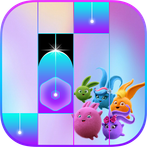Sunny Piano Bunnies Tiles
