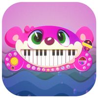 Pink Bear Piano Sound Music